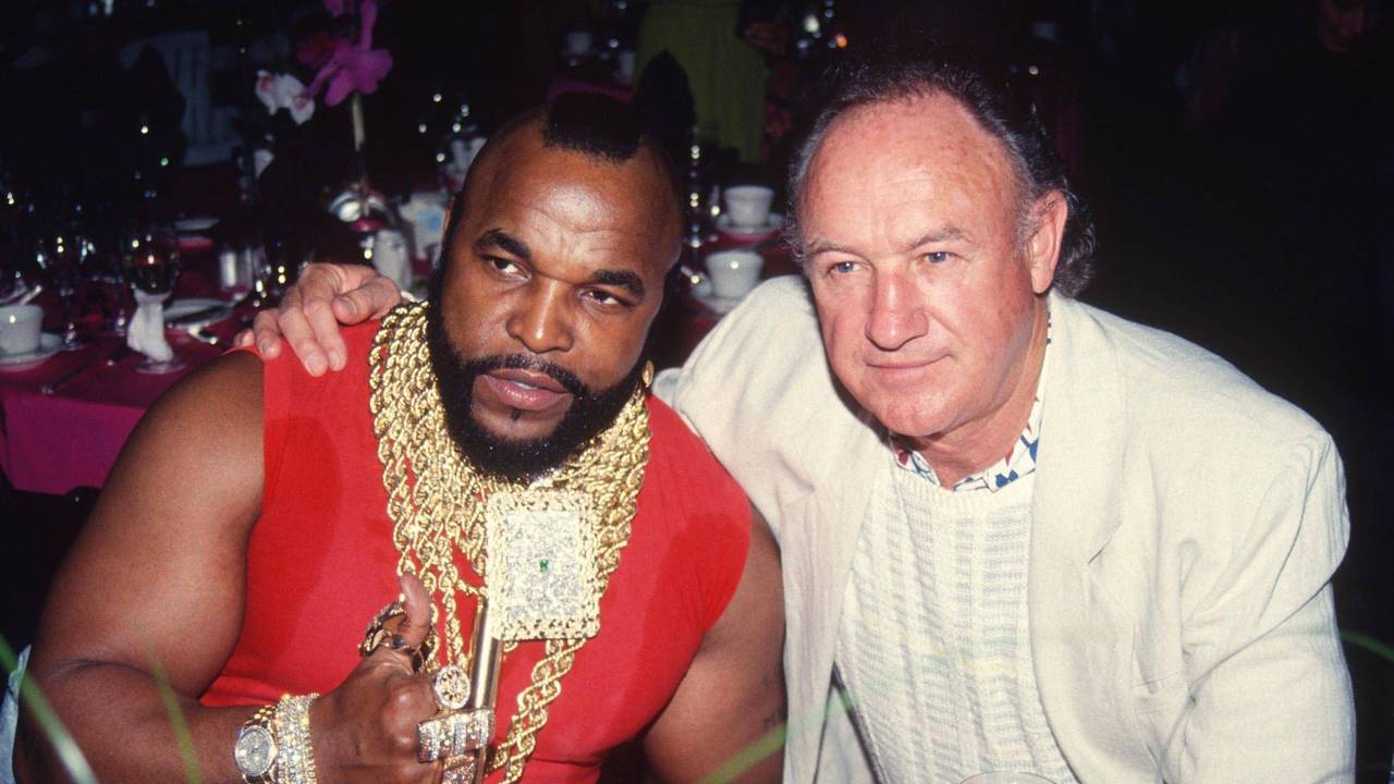 Mr T. neben Gene Hackman (1991).