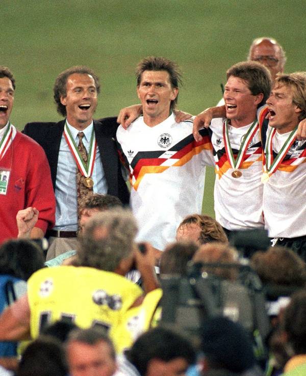 1990 wird Deutschland Fußball-Weltmeister