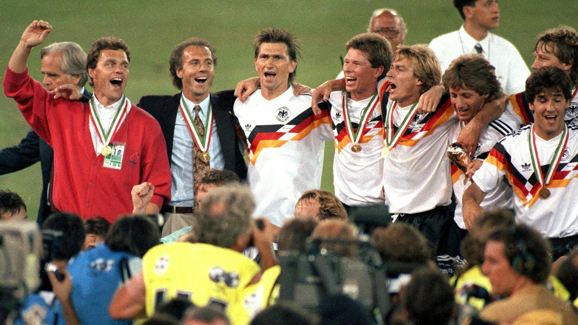 1990 wird Deutschland Fußball-Weltmeister