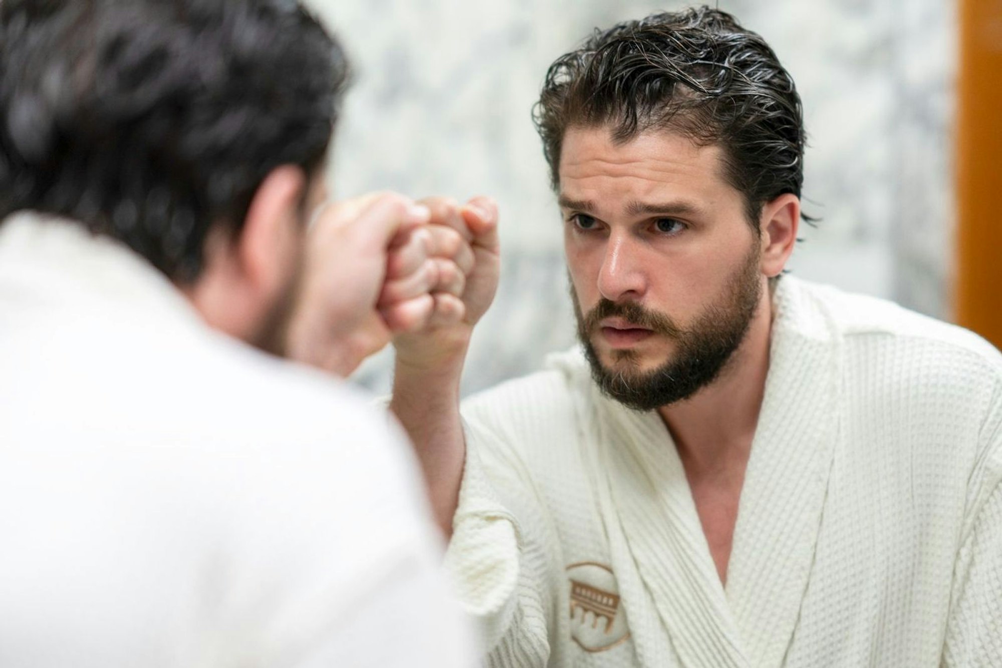 In der HBO-Serie „Industry“ spielt Kit Harington einen unberechenbaren CEO. (Bild: Nick Strasburg/HBO)