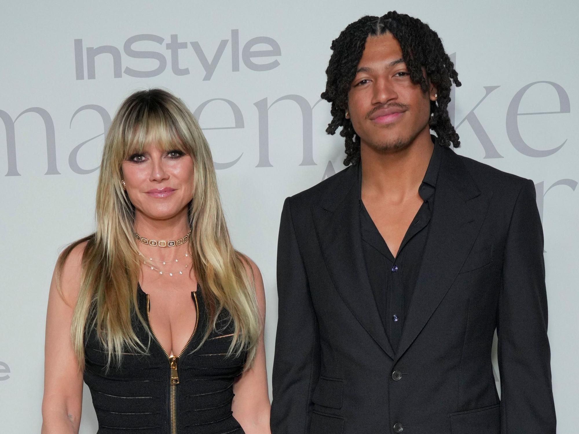 Heidi Klum und ihr Sohn Henry Samuel