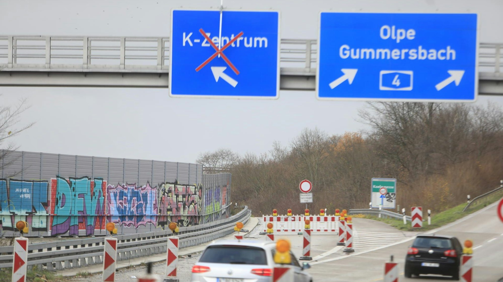 Die Schleife Autobahnkreuz Köln-Ost war bereits vor Jahren lange gesperrt. (Archivfoto)