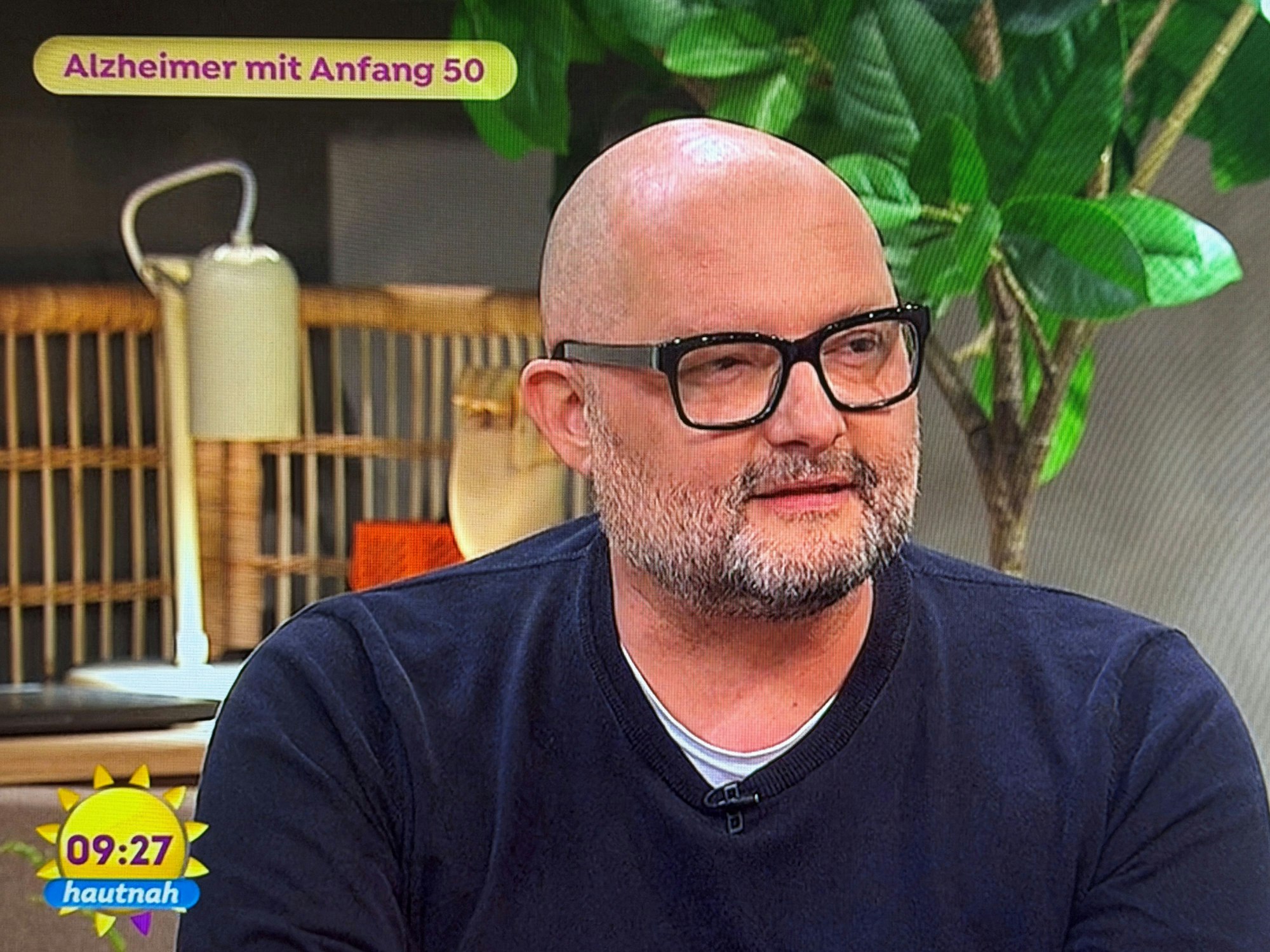 Der ehemalige Sportreporter Jo Failer spricht im Sat.1 Frühstücksfernsehen über seine frühe Alzheimer Demenzerkrankung