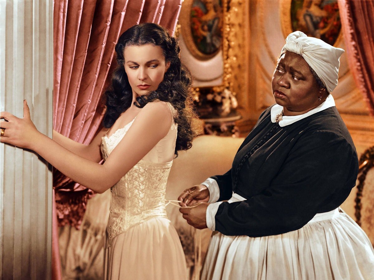 Vivien Leigh und Hattie McDaniel in einer Szene von „Vom Winde verweht“.