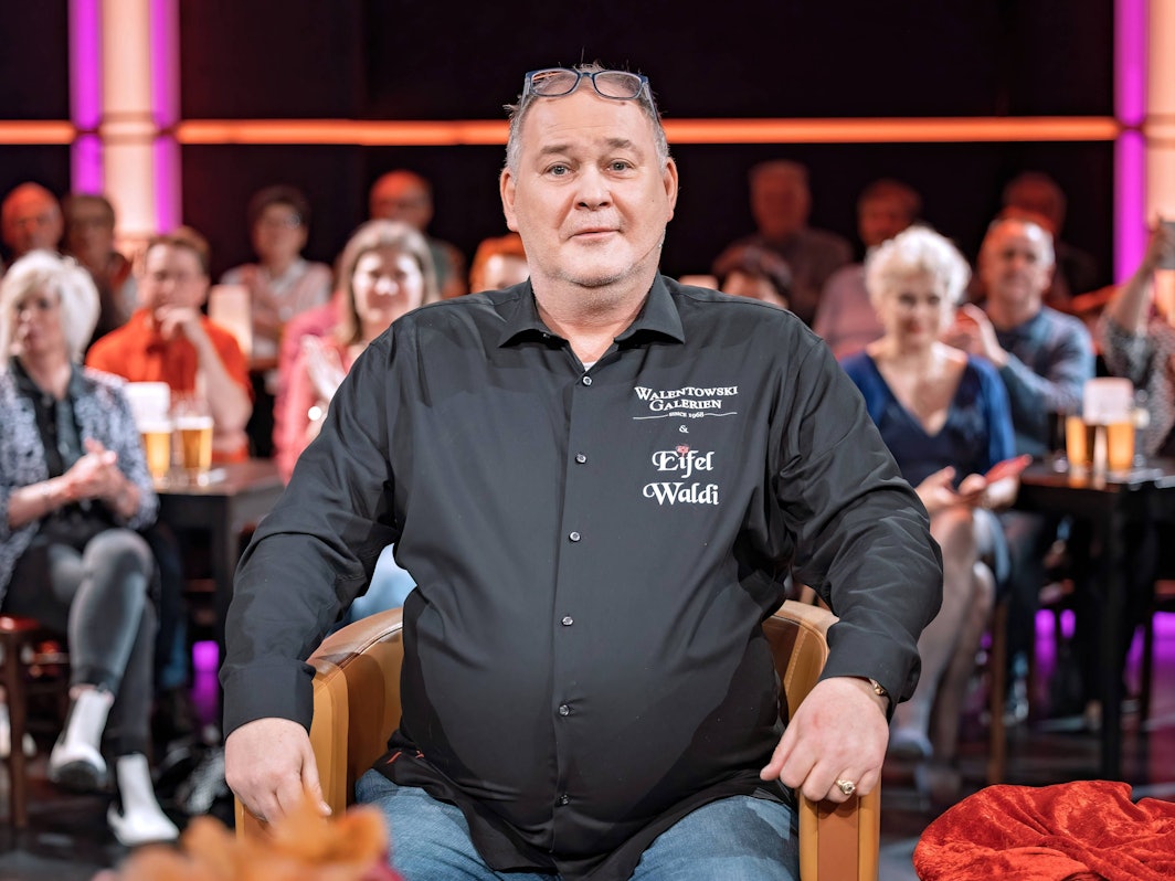 Walter „Waldi“ Lehnertz, bekannt als „80-Euro-Waldi“, bei der MDR-Talkshow „Riverboat (Archivfoto)