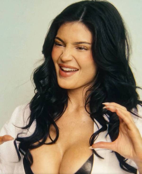 Kylie Jenner bei einem Fotoshooting.