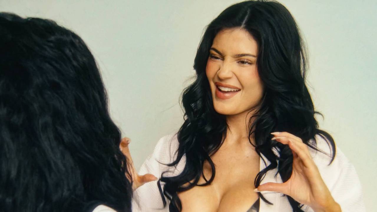 Kylie Jenner bei einem Fotoshooting.
