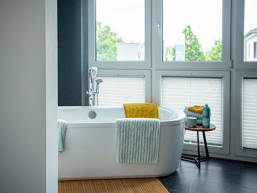 Badezimmer in einem Einfamilienhaus