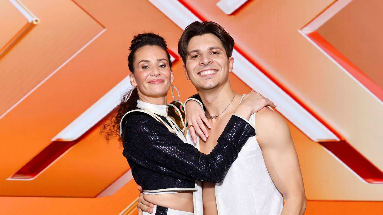 Betty Taube und Profitänzer Alexandru Ionel bei der Kennenlern-Show von „Let's Dance“