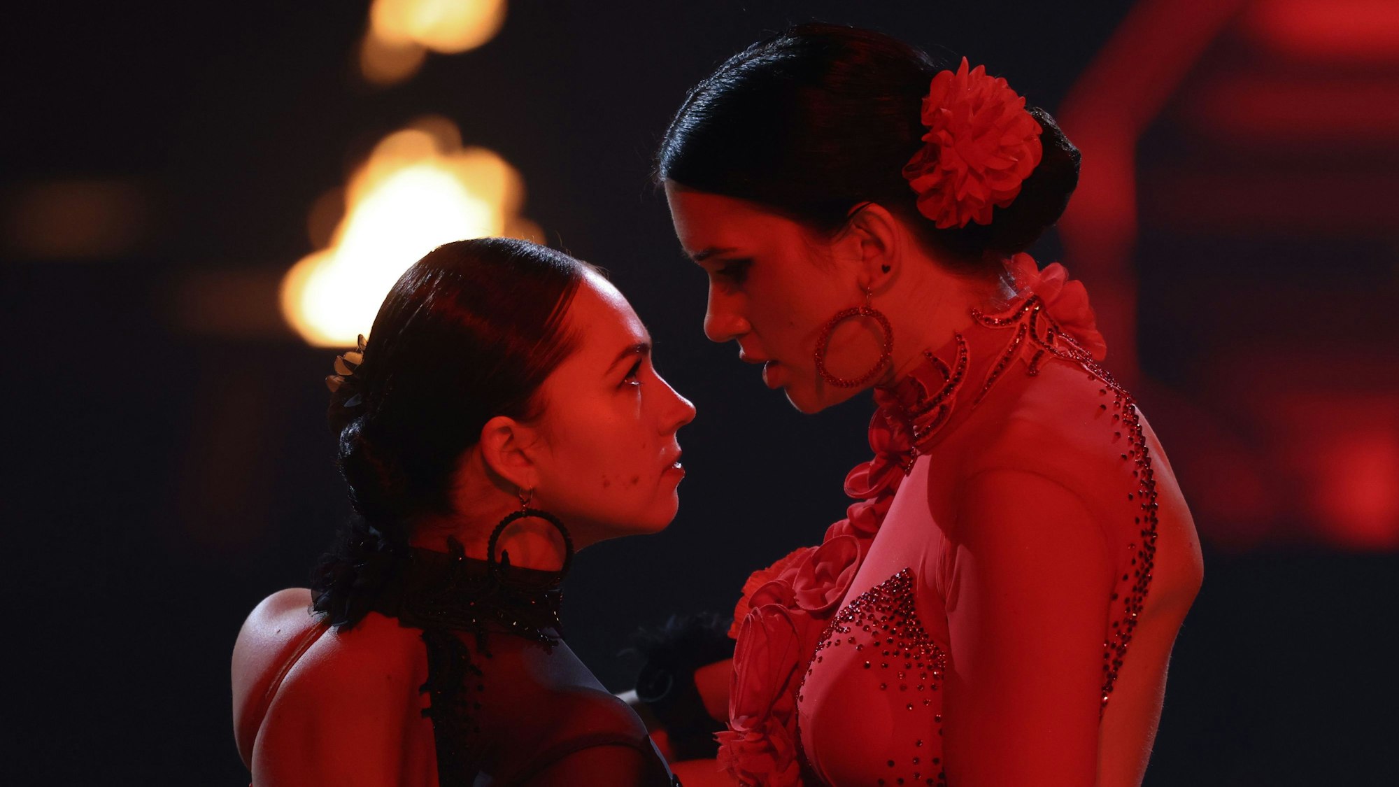 Influencerin Vanessa Borck und Profitänzerin Victoria Sauerwald