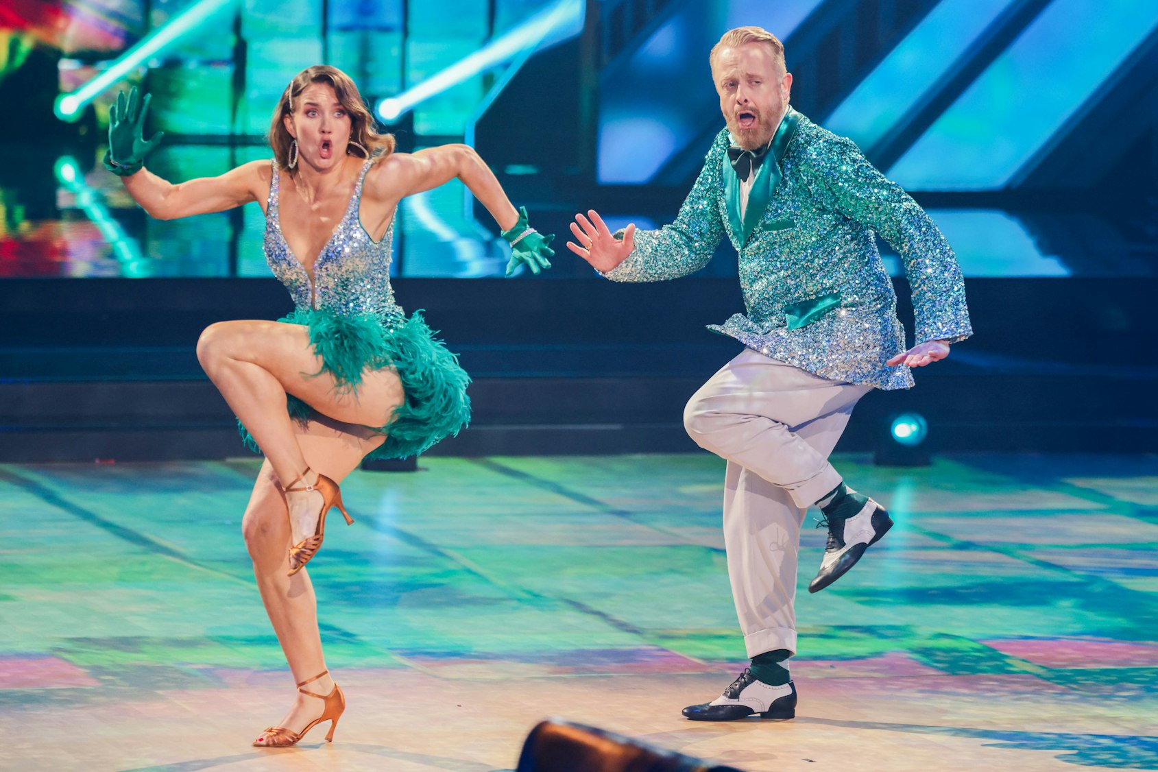 Ross Antony und Mariia Maksina