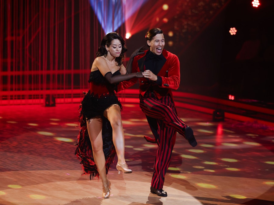 Joel Mattli und Malika Dzumaev