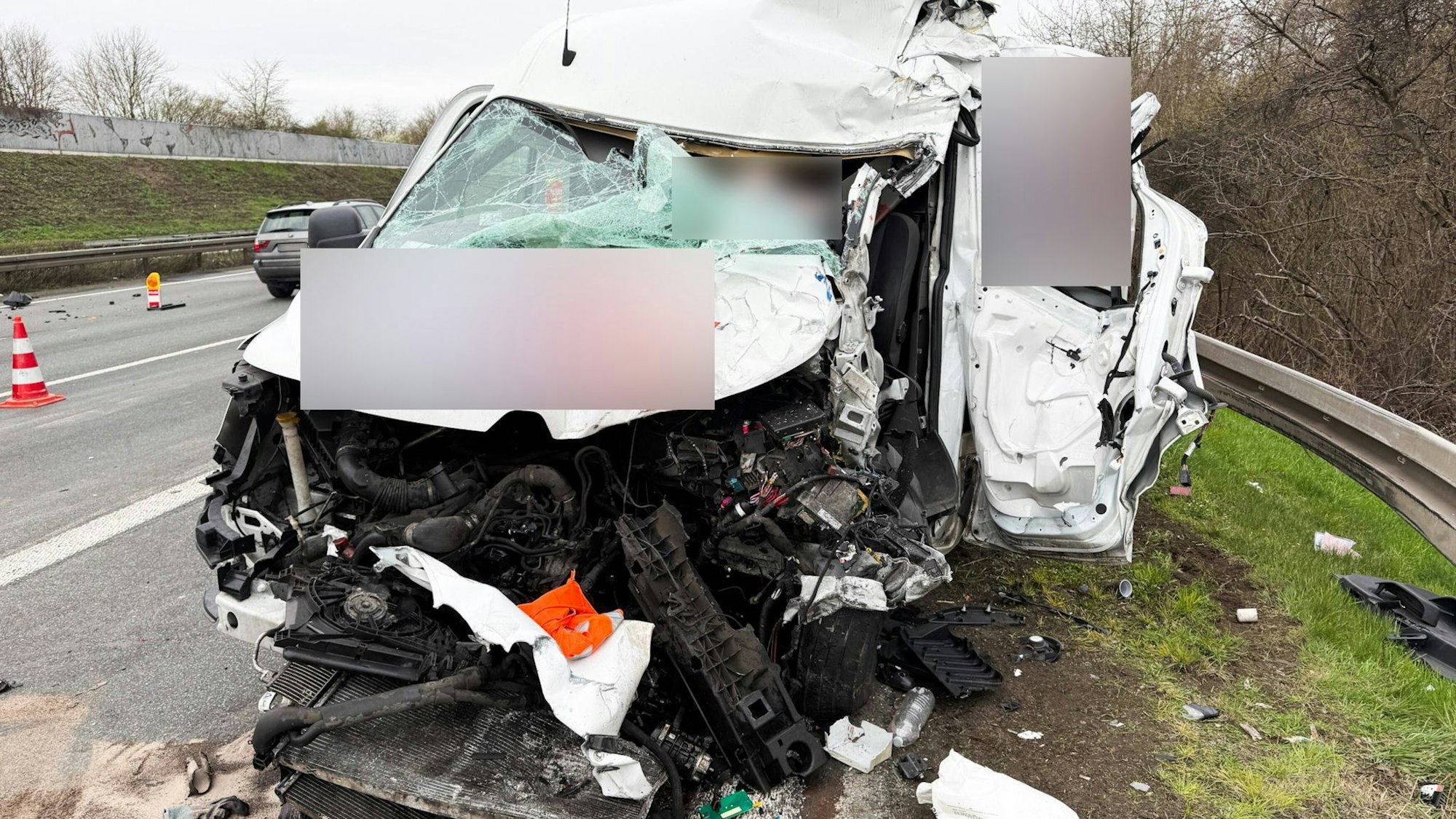 Schwerer Verkehrsunfall auf A2