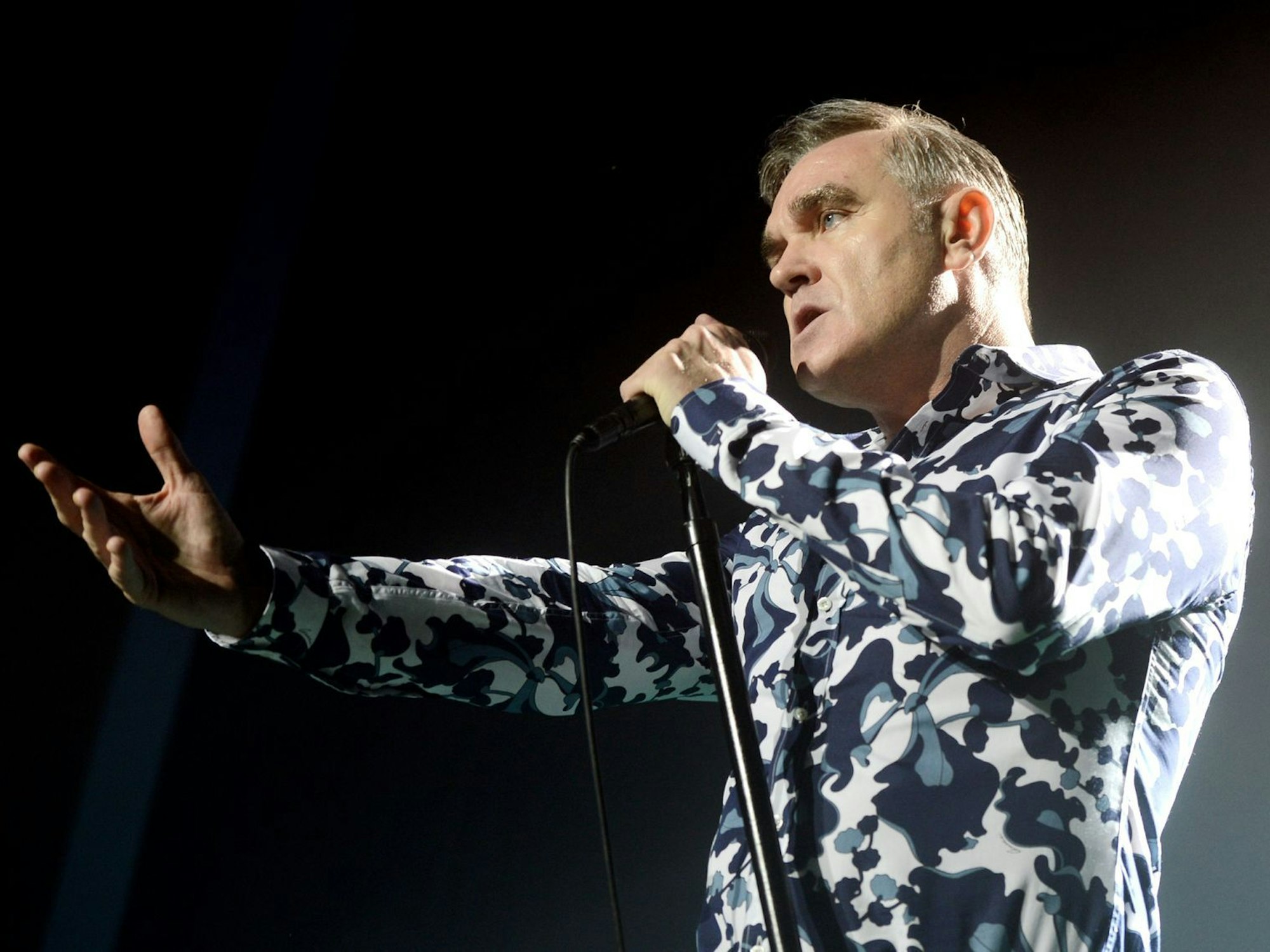 Morrissey ließ kurzfristig ein Konzert in Valencia platzen. (Bild: Getty Images / Kevin Winter)