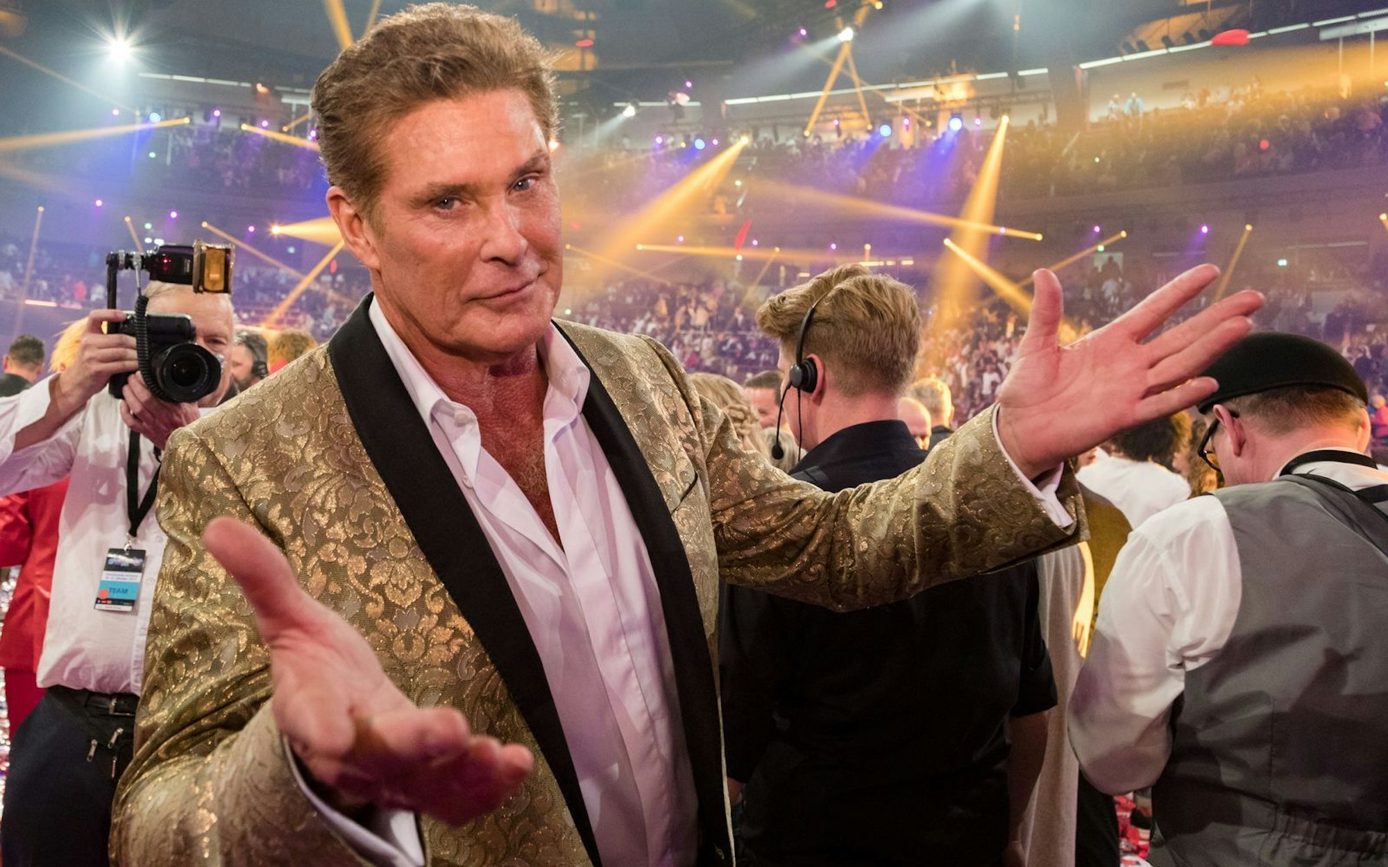 Deutschland liebt David Hasselhoff und bescherte ihm seine größten Erfolge als Musiker. (Bild: Mohssen Assanimoghaddam / Getty Images)