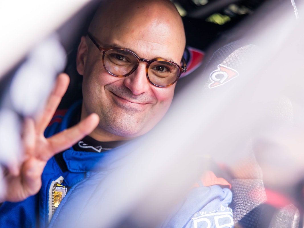 Albert Fürst von Thurn und Taxis im Auto beim Championnat de France im Jahr 2025.