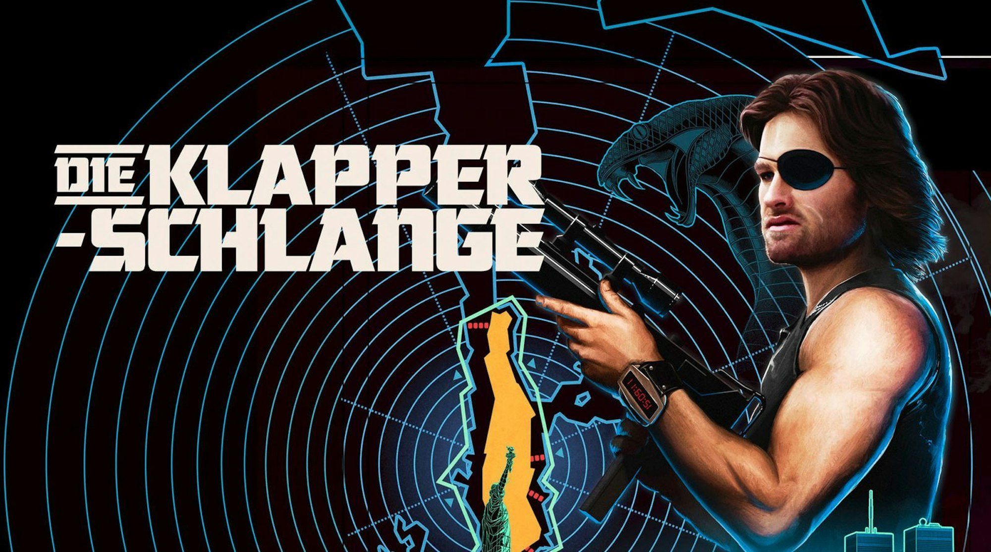 Kurt Russell war 28 Jahre alt, als er erstmals die Rolle des Outlaws Snake Plissken übernahm. Sie begleitet den Schauspieler bis heute. (Bild: rbb / 1981 Studiocanal S.A.)