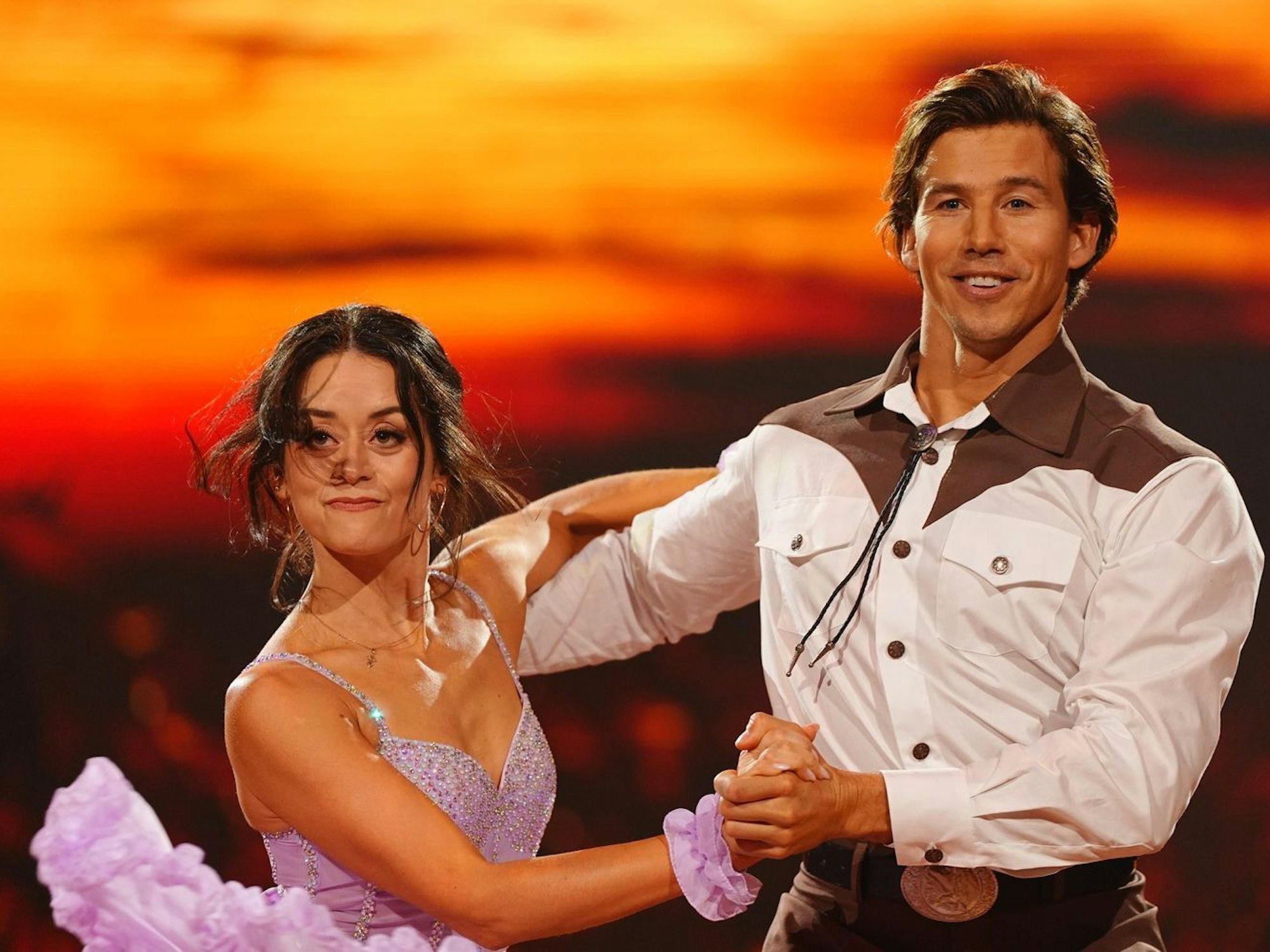 Sind Malika Dzumaev und Joel Mattli mehr als ein Tanzpaar? (Bild: RTL / Stefan Gregorowius)