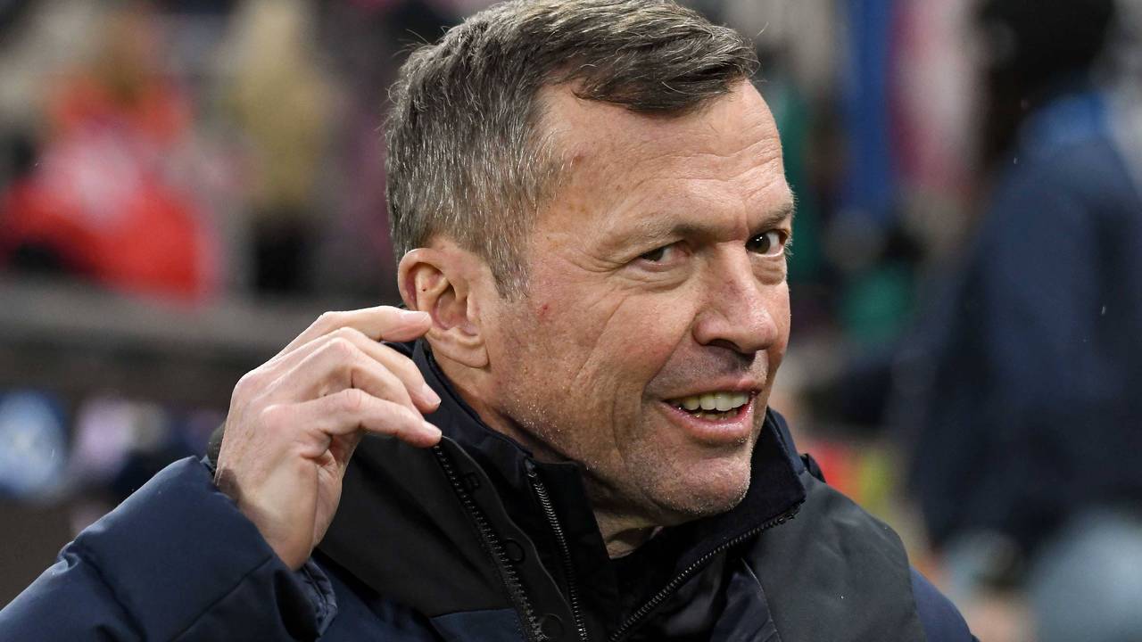 Lothar Matthäus bereitete sich auf einen Experteneinsatz vor.