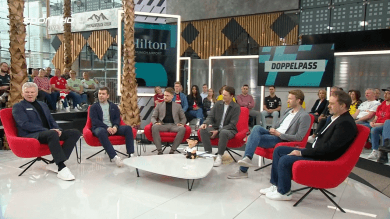 Die Runde des Sport1-„Doppelpass“ in der Sendung am 15. März 2026.