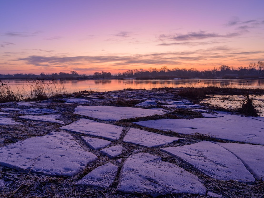 Auf einer Eisscholle in der Ostsee waren zwei Deutsche gefangen. Sie wurden gerettet. (Symbolfoto)