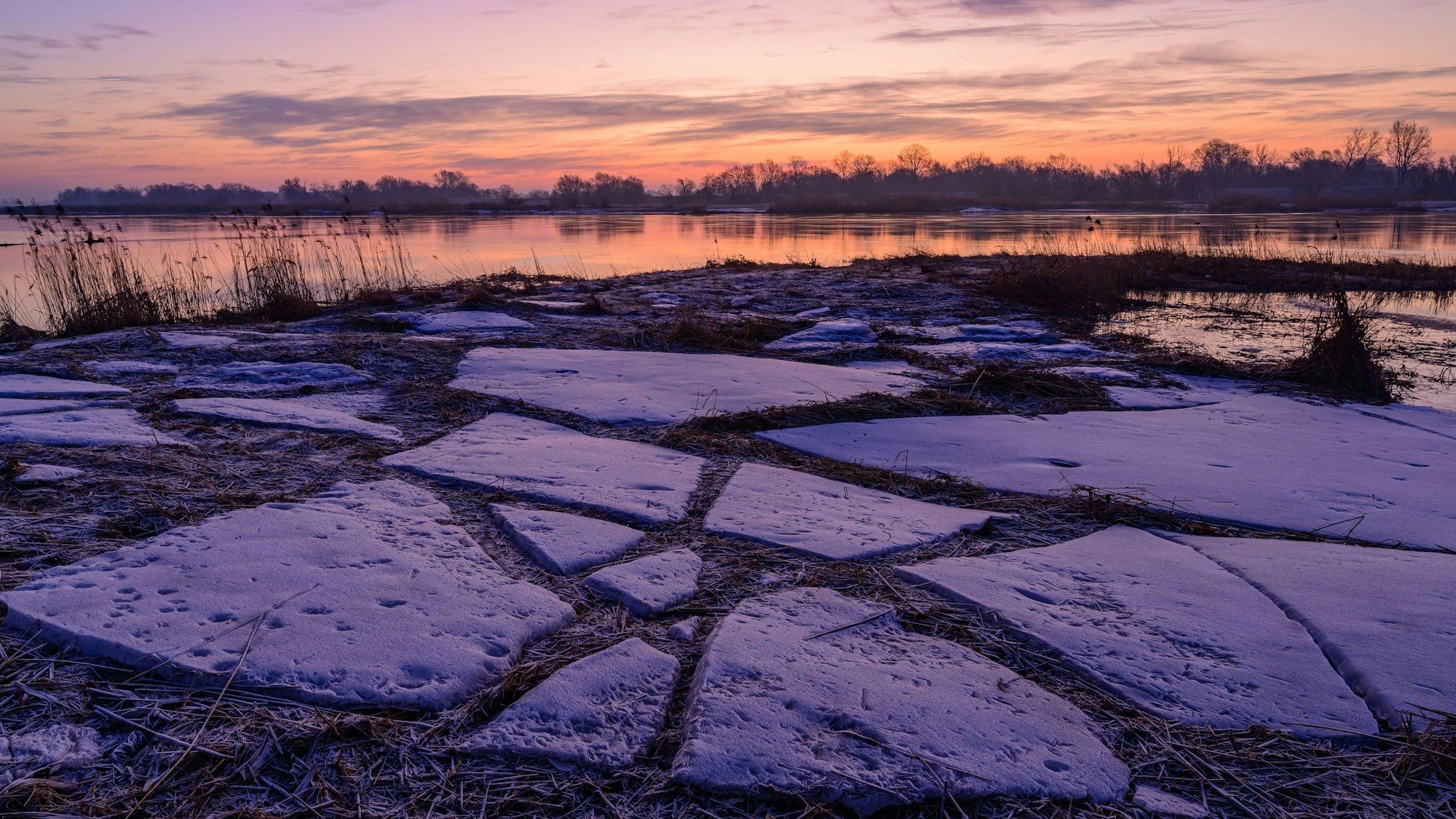 Auf einer Eisscholle in der Ostsee waren zwei Deutsche gefangen. Sie wurden gerettet. (Symbolfoto)