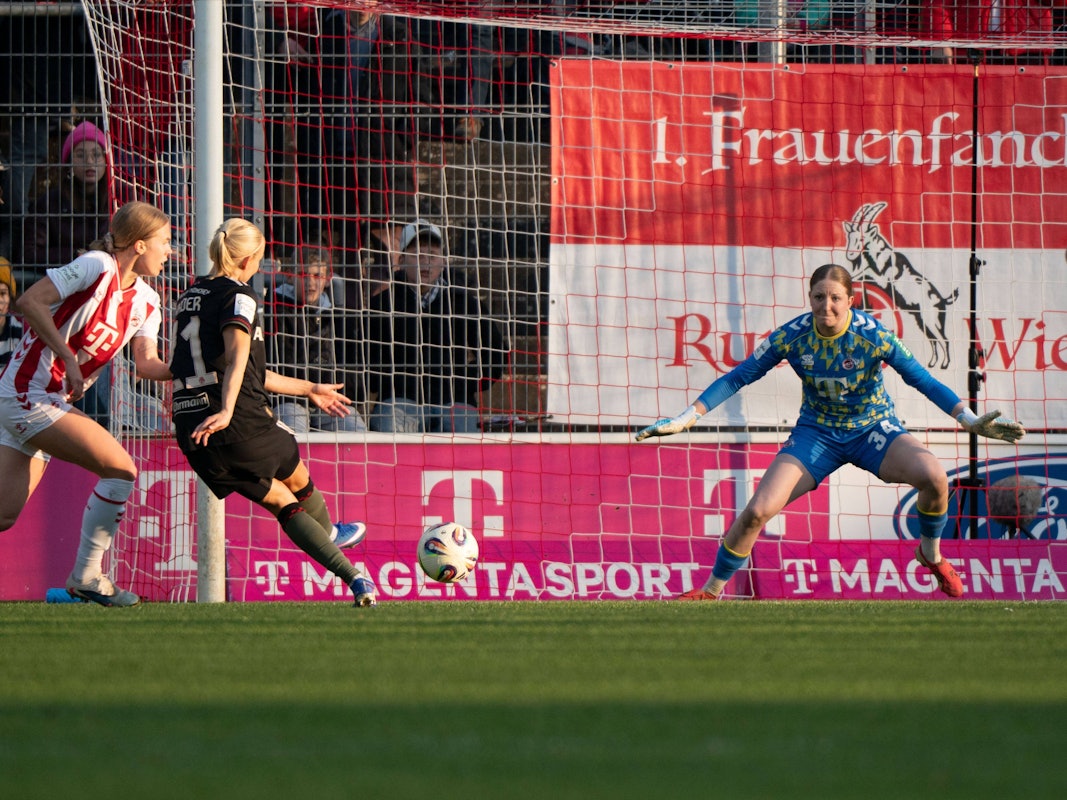 Pernille Harder (FC Bayern München) traf gegen Köln doppelt.