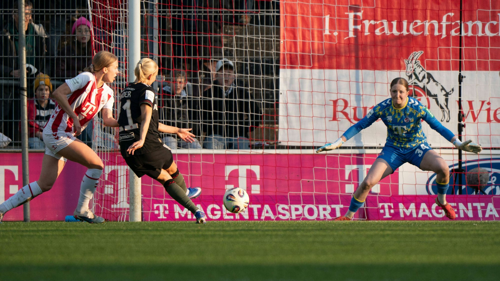 Pernille Harder (FC Bayern München) traf gegen Köln doppelt.