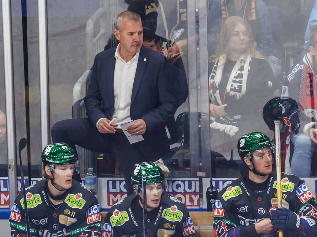 Trainer Serge Aubin von den Eisbären Berlin