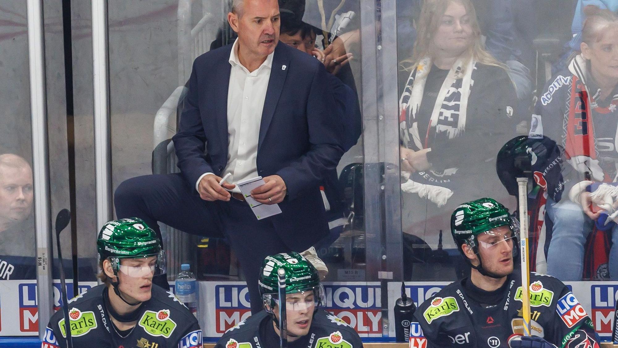 Trainer Serge Aubin von den Eisbären Berlin