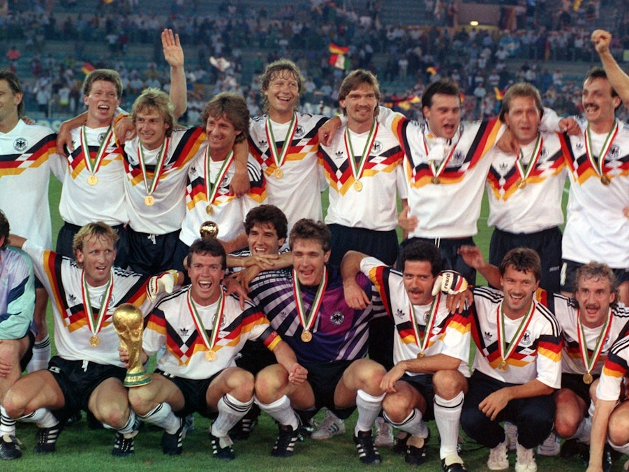 Das Weltmeister-Team von 1990