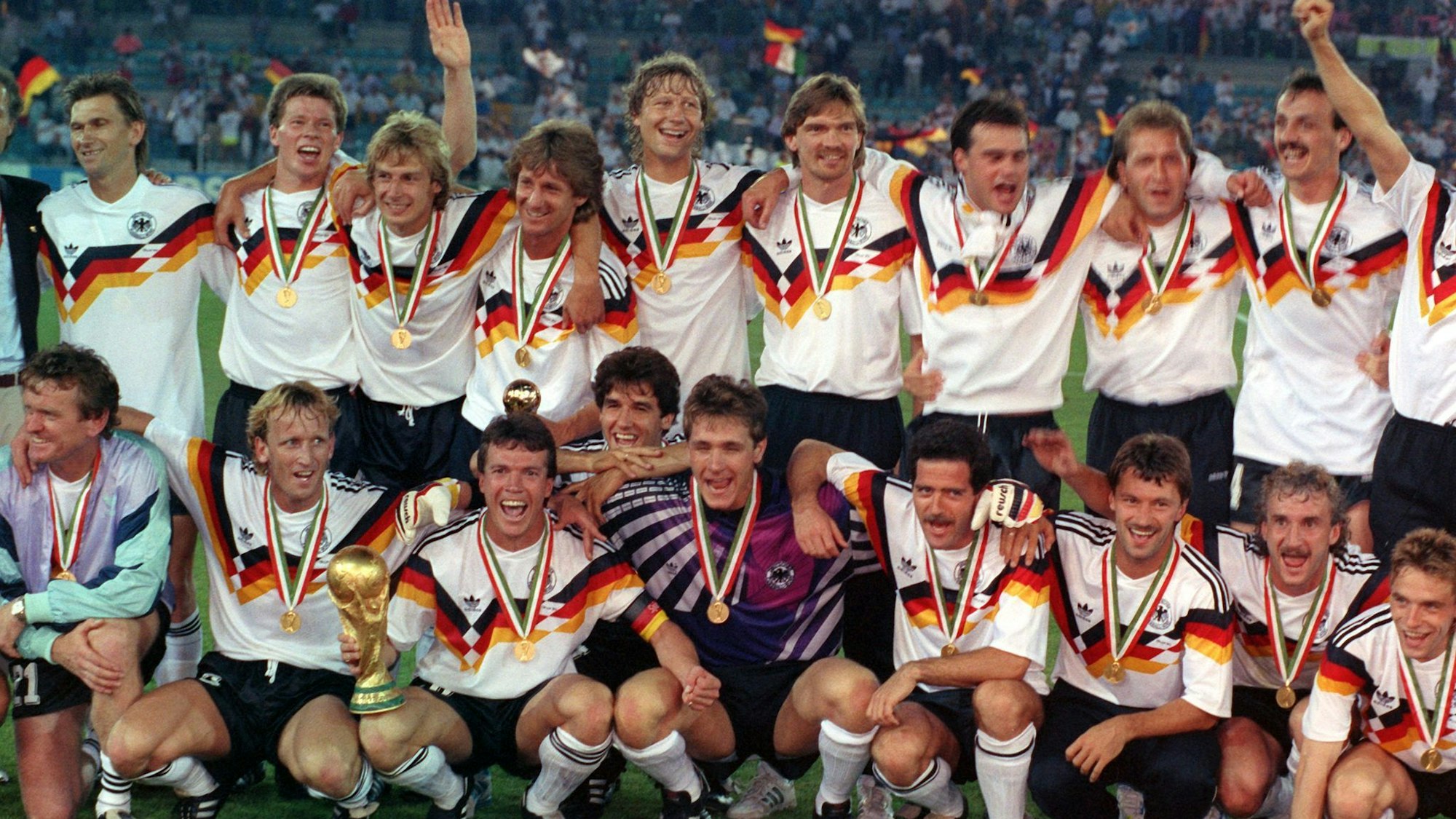 Das Weltmeister-Team von 1990