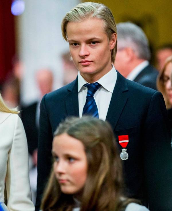 Mette-Marit und ihr Sohn Marius Borg Høiby.