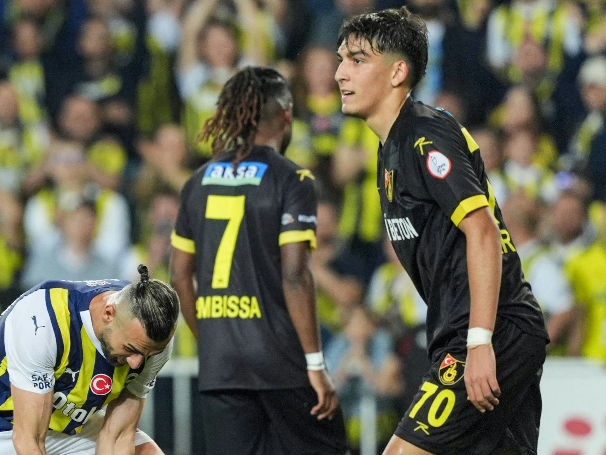 Baran Vardar im Spiel gegen Fenerbahce.