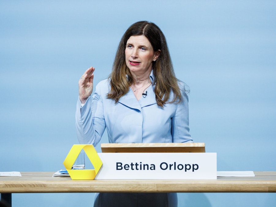 Commerzbank-Chef Bettina Orlopp