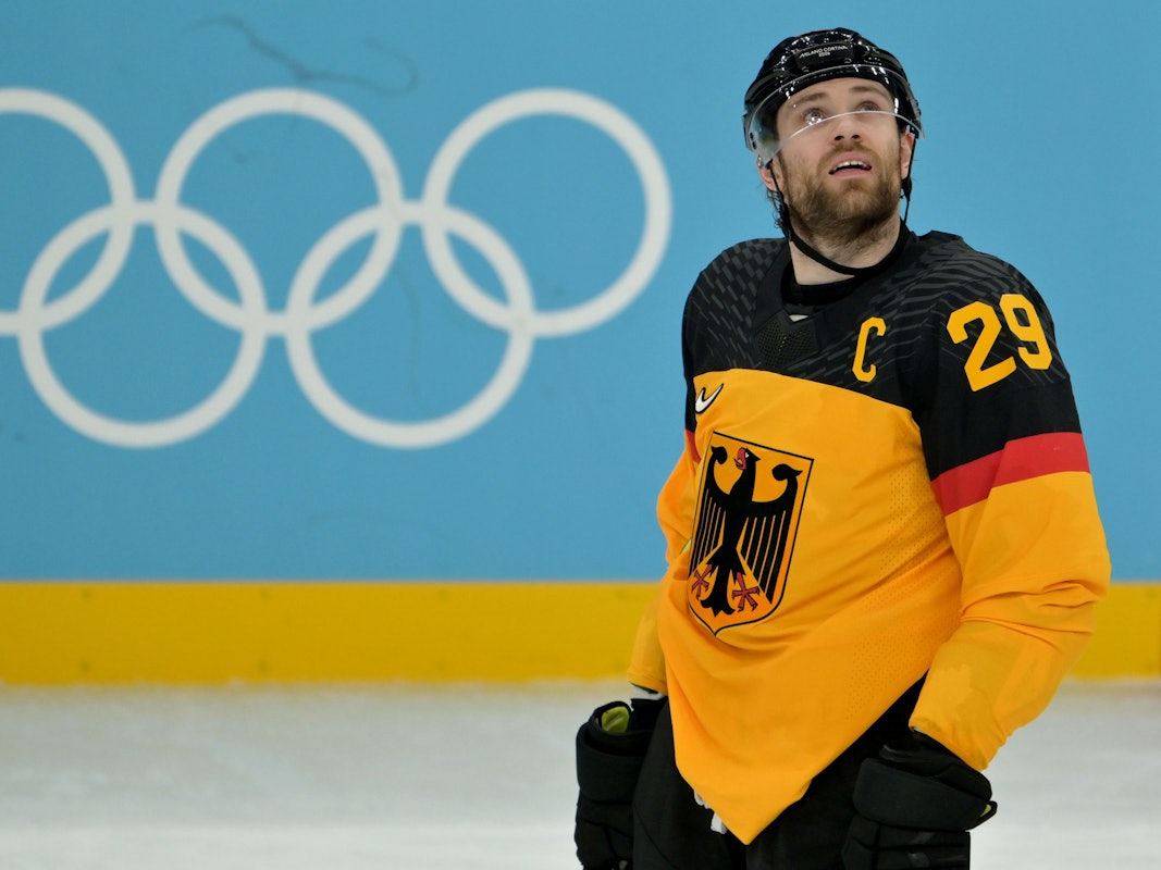 Leon Draisaitl während der Olympischen Spiele 2026 in Mailand und Cortina.