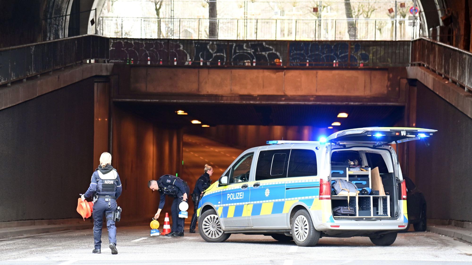 Der Tunnel musste zwischenzeitlich gesperrt werden.