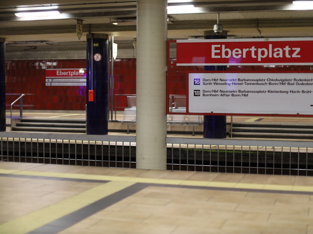 Aufgrund des Warnstreiks fahren auch am Mittwoch keine Bahnen der Kölner Verkehrsbetriebe (KVB).