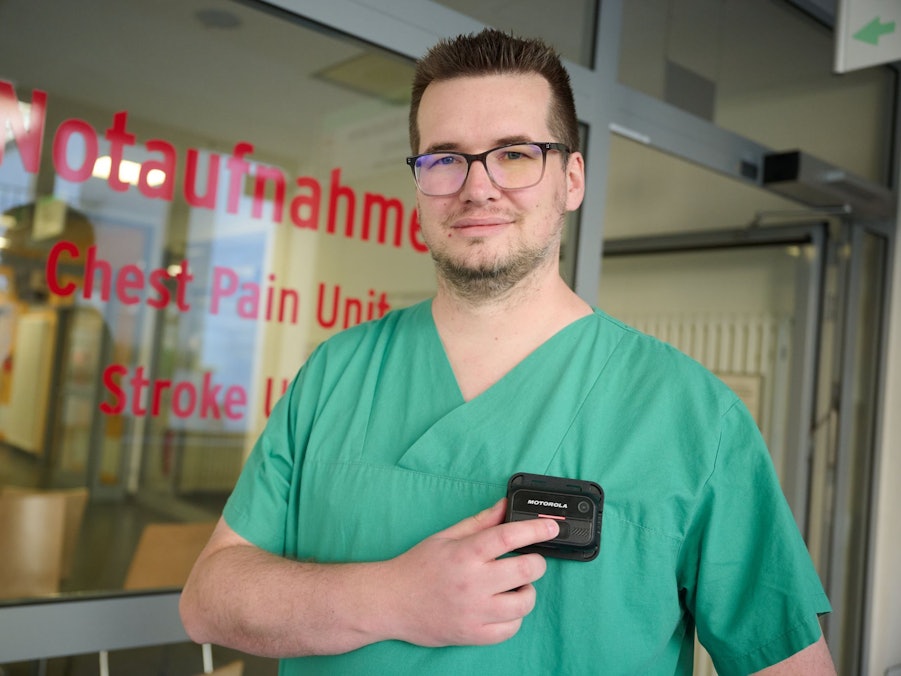 Klinikum Dortmund testet den Einsatz von Bodycams.