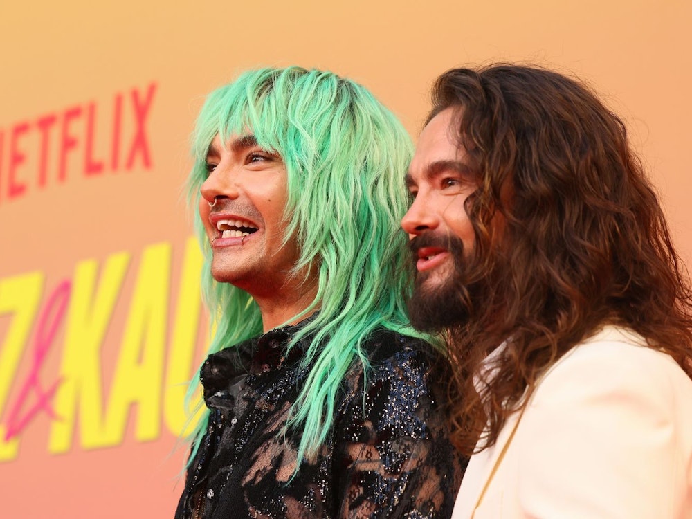 Bill und Tom Kaulitz blicken in der aktuellen Folge „Kaulitz Hills“ auf ihr „Wetten, dass ..?“-Debüt voraus. (Bild: 2025 Getty Images/Sebastian Reuter)