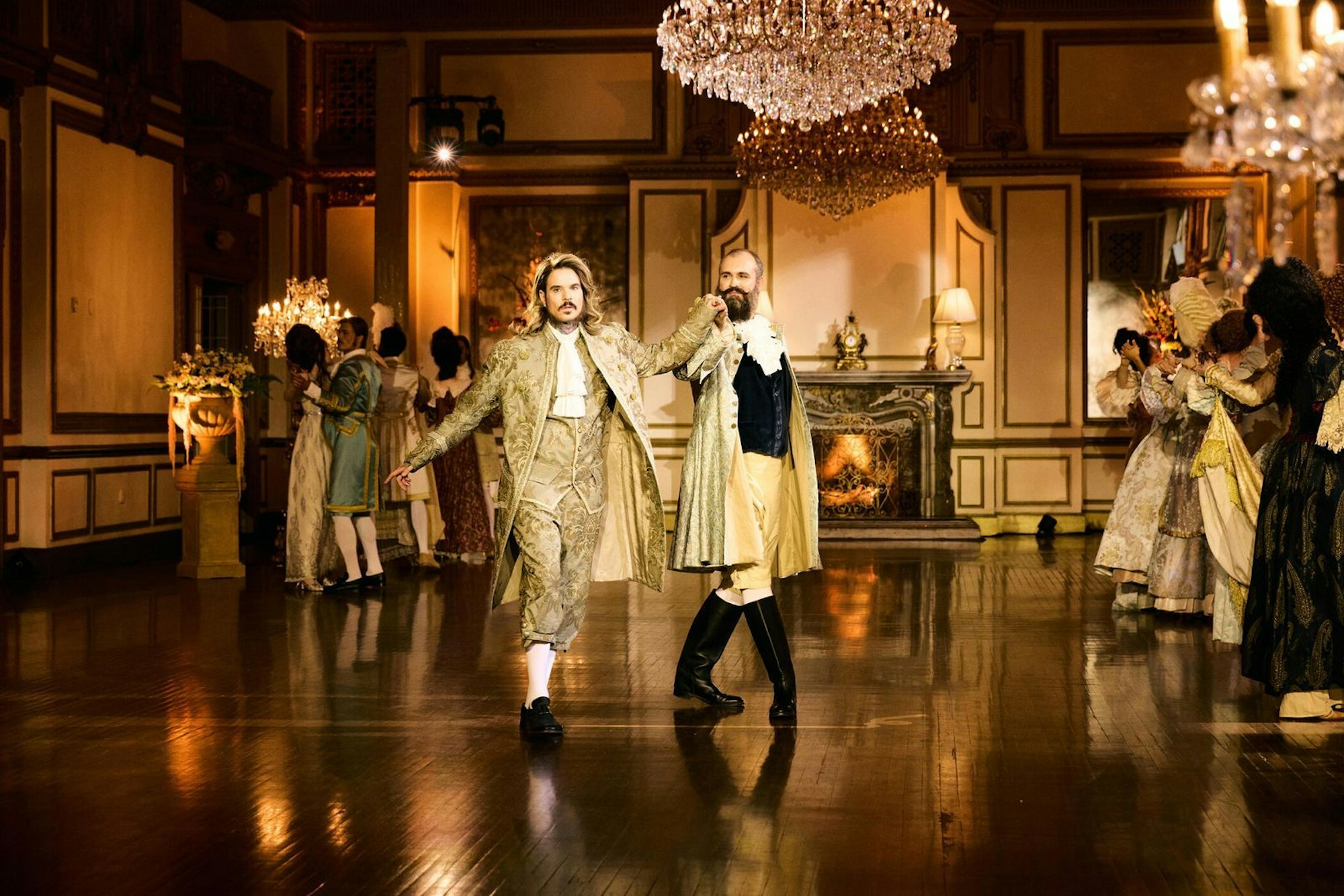 Für Male Model Jill (links) endet die Reise. (Bild: ProSieben/Max Montgomery)