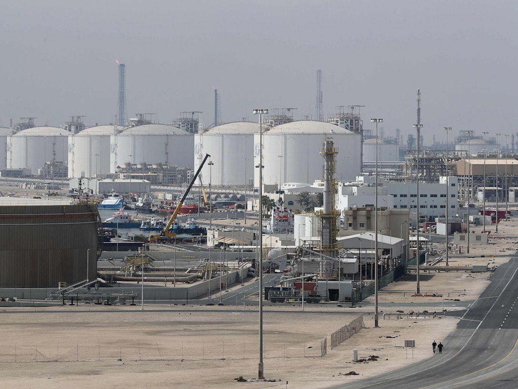 Die Industriestadt Ras Laffan, Katars wichtigster Standort für die Produktion von Flüssigerdgas und Gas-to-Liquid (Archivbild).