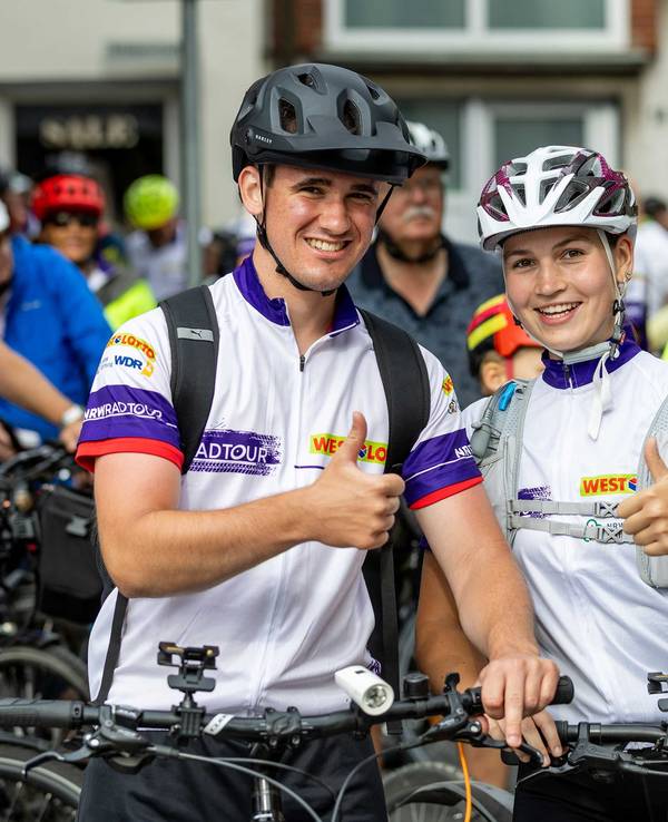 Wenn viele Radfahrer unterwegs sind, dann kann es sich nur um die NRW-Radtour handeln. Vom 30. Juli bis 2. August (Donnerstag bis Sonntag) führt die Ausfahrt durch das Münsterland.