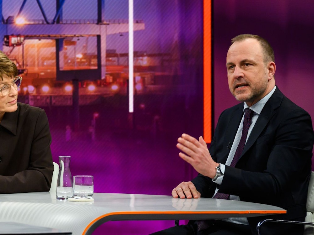 „Die Krise der Nato hat nicht mit diesem Krieg begonnen“, betonte Sicherheitsexperte Peter R. Neumann. (Bild: ZDF/Jule Roehr )