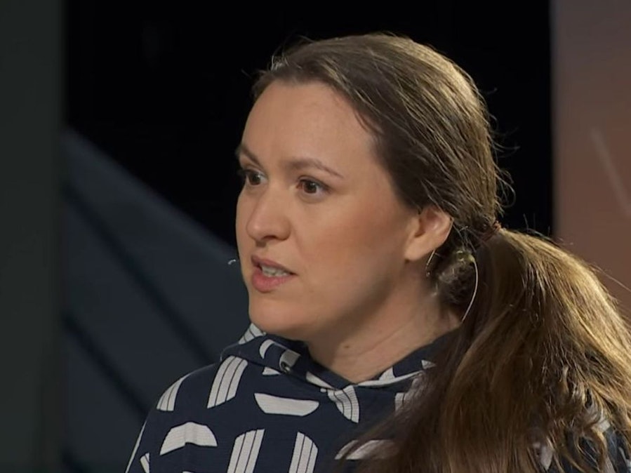 Linken-Politikerin Rebecca Ruppert war am Freitagmorgen im ZDF-“Morgenmagazin“ zu Gast. (Bild: ZDF)