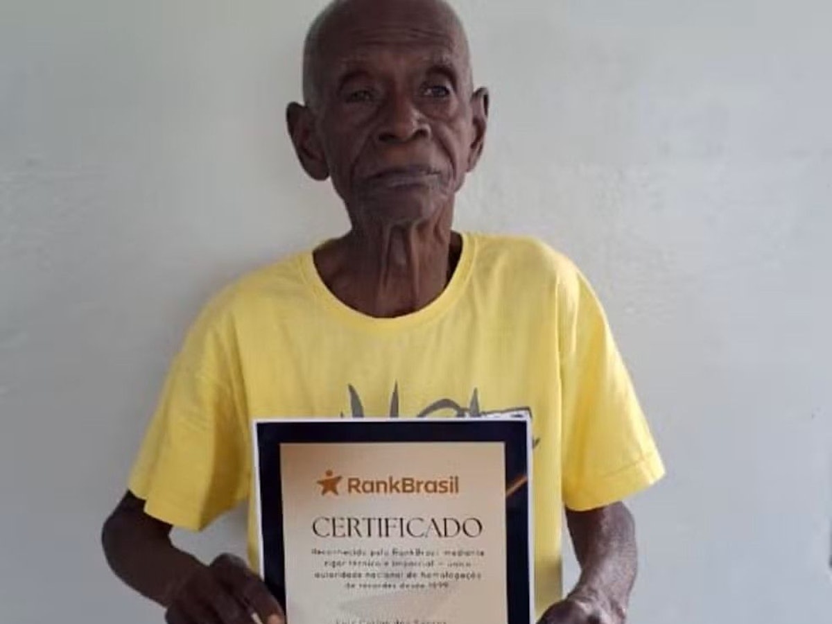 Wahrscheinlich der älteste Mensch der Welt mit Zertifikat