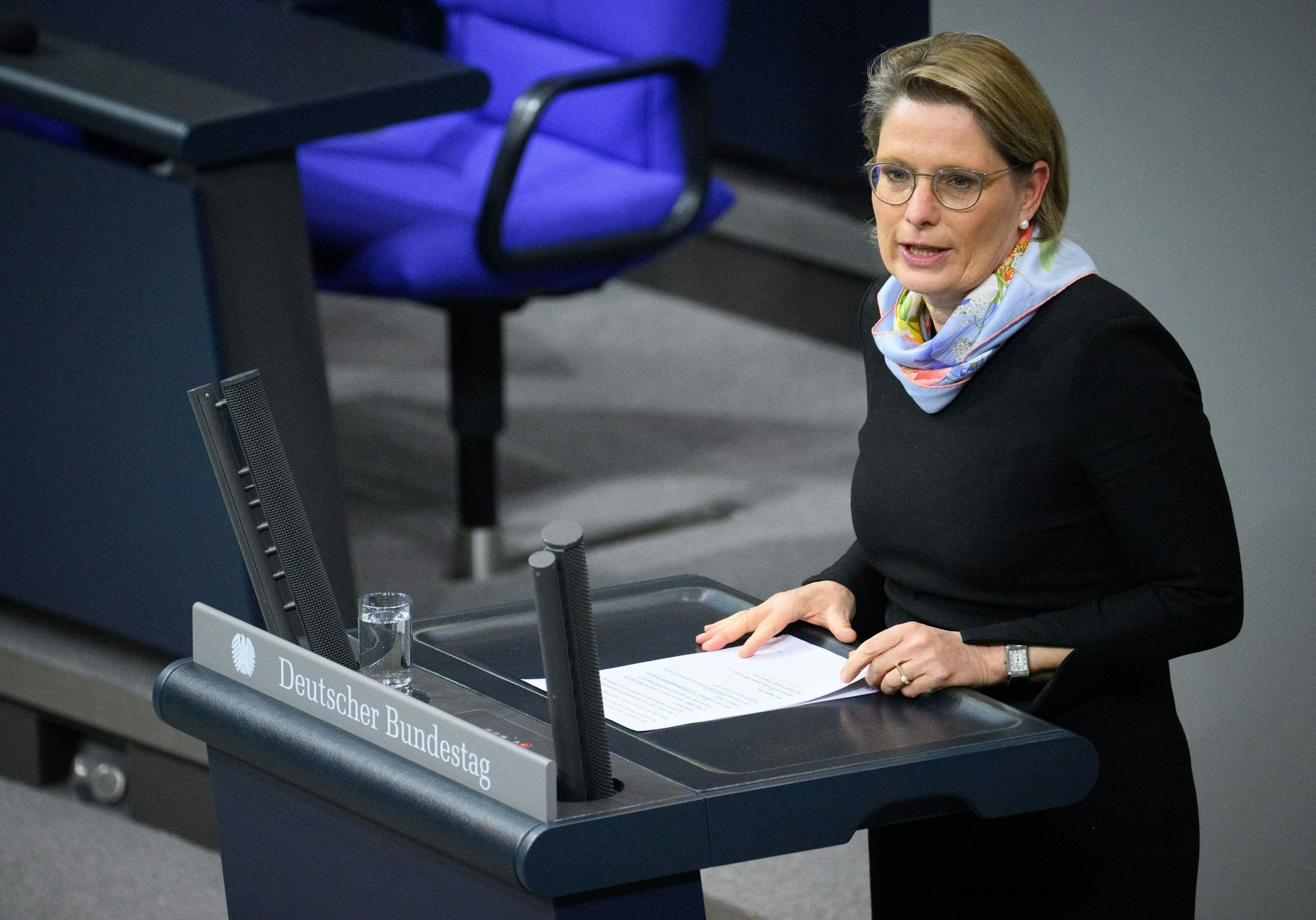 Bundesjustizministerin Stefanie Hubig spricht im Deutschen Bundestag.