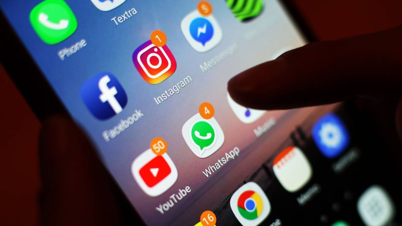 Soziale Netzwerke auf dem Smartphone