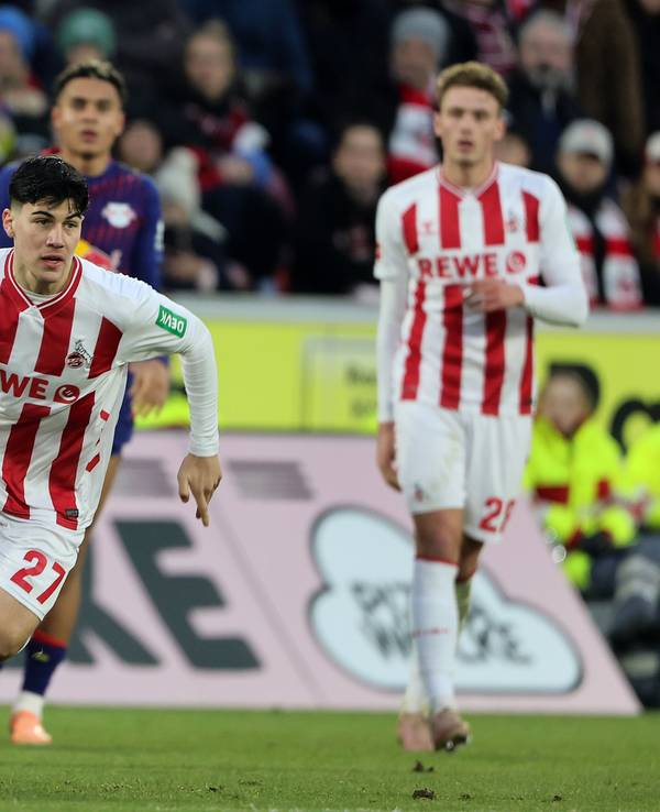 Felipe Chavez bei seinem FC-Debüt gegen Leipzig.