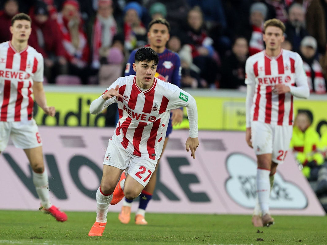 Felipe Chavez bei seinem FC-Debüt gegen Leipzig.